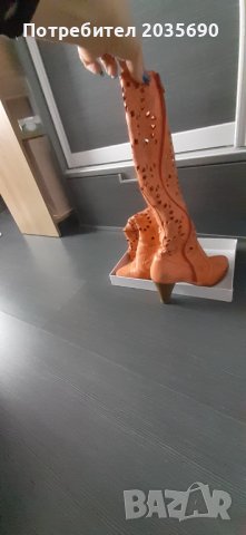Елегантни летни ботуши естествена кожа , снимка 6 - Дамски обувки на ток - 40865818