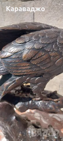 Бронзов Морски Орел, снимка 8 - Статуетки - 50426459