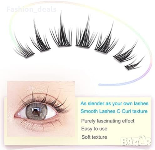 Нови Индивидуални мигли клъстер Меки Момичета Поддръжка красота лице, снимка 5 - Други - 41993615