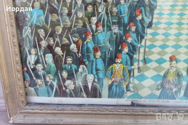 Стара литография , снимка 7 - Картини - 50772107