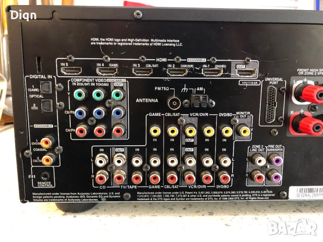 Onkyo TX-SR607, снимка 11 - Ресийвъри, усилватели, смесителни пултове - 42733904
