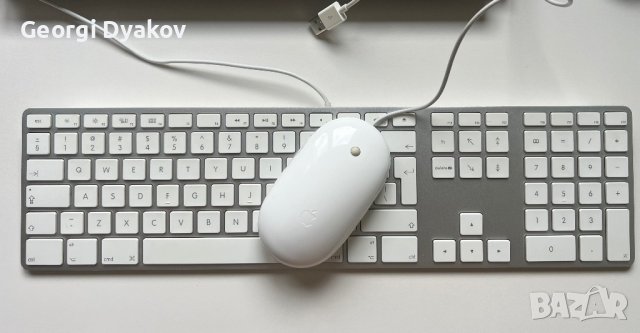 Apple мишка и клавиатура, снимка 1 - Клавиатури и мишки - 41825390