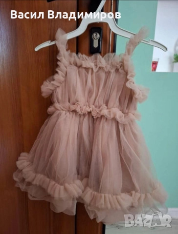 Детска рокличка размер 9-12м