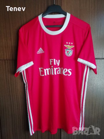 Benfica Lisbon 2019/2020 Adidas Нова Оригинална Тениска Фланелка размер L Бенфика , снимка 1 - Тениски - 41901585