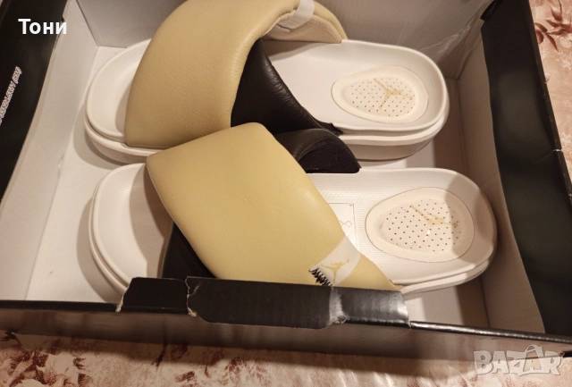 NIKE AND JORDAN Оригинал Нови Дамски Чехли от Естествена Кожа 39/40 н.