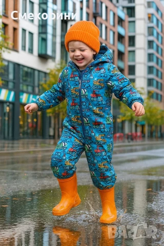 Нов детски гащеризон за дъжд дъждобран Next за момченце 5-6 години и ръст 116см, снимка 2 - Детски якета и елеци - 53015464