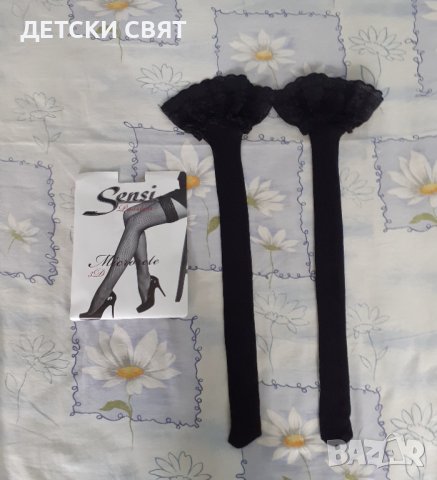 Нови чорапи мрежа със силиконови ленти , снимка 5 - Бельо - 41483252