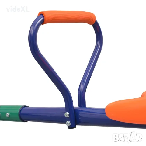 vidaXL Люлка везна въртяща се на 360-градуса, оранжеви седалки, снимка 4 - Детски люлки - 56148312