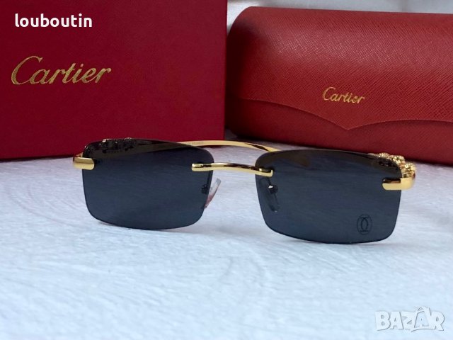 Cartier висок клас слънчеви очила Мъжки Дамски слънчеви 4 цвята, снимка 9 - Слънчеви и диоптрични очила - 41937840