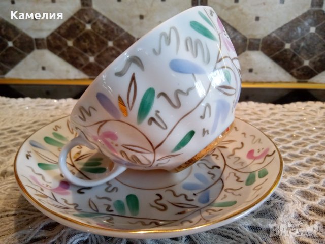 Руски порцелан , снимка 2 - Чаши - 40936734