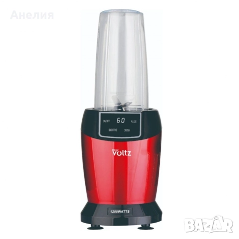 Мощен нутри блендер Oliver Voltz, 1200W с LED дисплей и 2 кани за смути (1000ml/800ml), снимка 4 - Други - 52916050