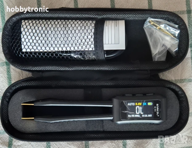 ESR пинсета - автоматично измерва R, L, C  кондензатори, резистори,  индуктивности 