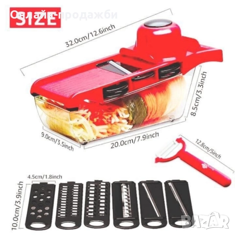 Мултифункционално кухненско ренде Wire Cutter+подарък 3 порцеланови купи , снимка 7 - Други - 52160357