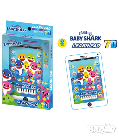 ТАБЛЕТ BABY SHARK, снимка 1 - Музикални играчки - 44695166