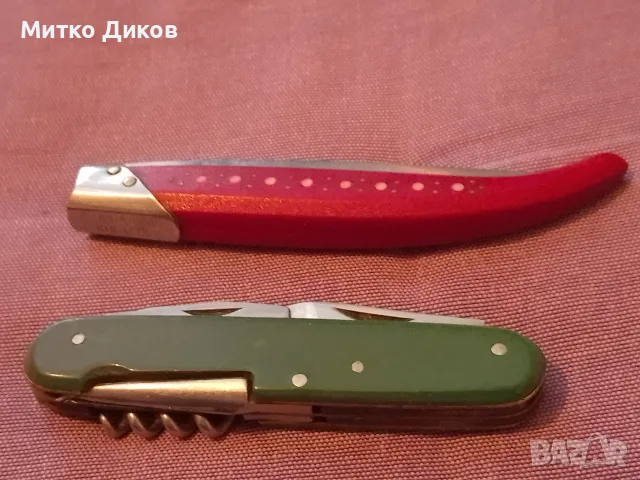 Ножчета без луфт  от соца сойка кундре на К.Попадийн с.Костенец и Петко Денев шест части рядко, снимка 9 - Ножове - 56181938