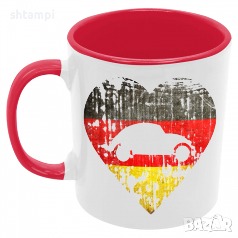 Чаша Heart VW, снимка 5 - Чаши - 36138394