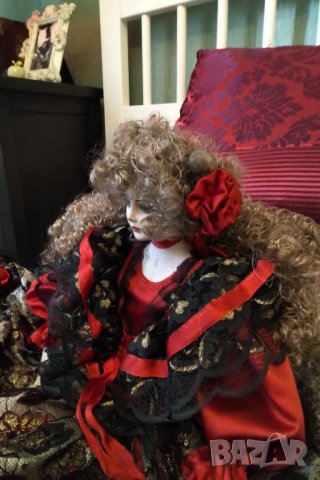 Колекционерска порцеланова кукла ръчна изработка намалена , снимка 9 - Колекции - 34066845