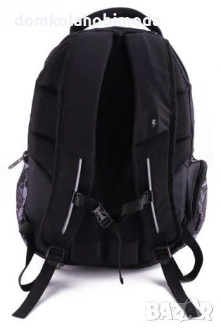 Раница с четири отделения и четири джоба, Меки презрамки, Подсилен гръб,, Място за лаптоп, Изход за, снимка 4 - Раници - 33888988