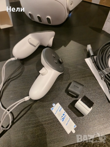 Meta Quest 3 512gb със кабел от kiwi design 5м. за QuestLink / SteamVR, снимка 4 - Други - 52990359