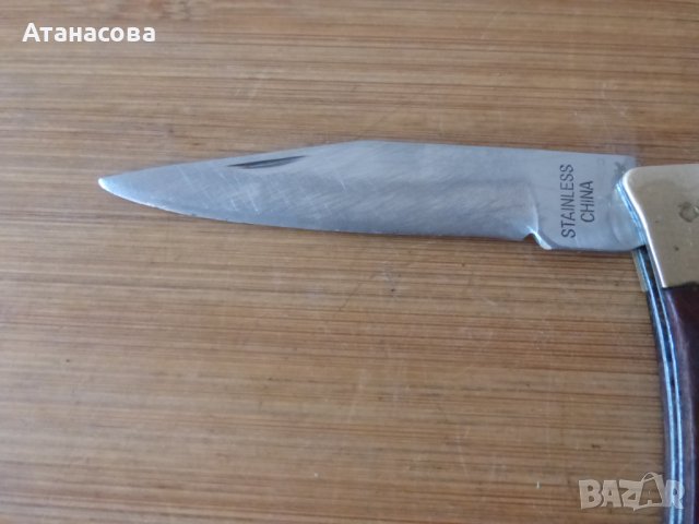 Джобно ножче широк костур сойка, снимка 3 - Ножове - 42348279