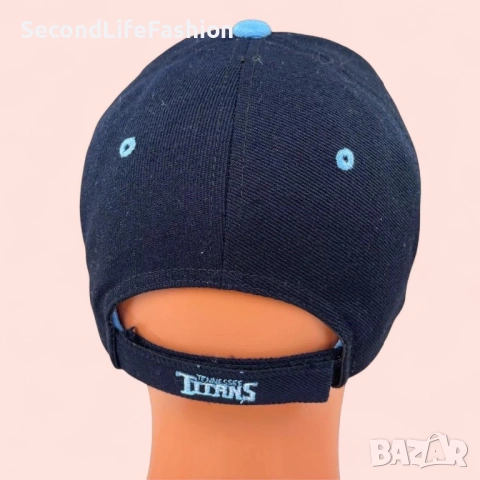 Винтидж бейзболна шапка Twins Enterprise Tennessee Titans синя, снимка 3 - Шапки - 53731261