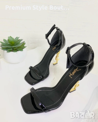 сандали на ток ysl saint laurent , снимка 2 - Сандали - 53732338