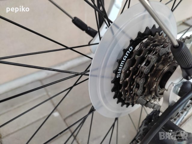 Продавам колела внос от Германия алуминиев велосипед TRETWERK SOLIS 28 цола динамо главина амортисьо, снимка 14 - Велосипеди - 35815933