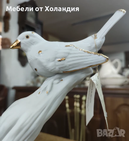 Порцеланова статуетка на птички, снимка 4 - Статуетки - 50999882