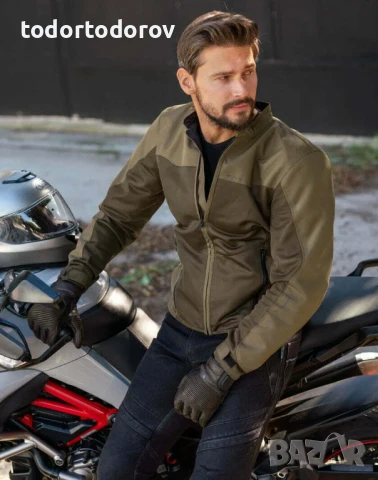 Лятно мото яке за мотор SHIMA OPEN AIR BROWN всички протектори, снимка 2 - Аксесоари и консумативи - 51282200