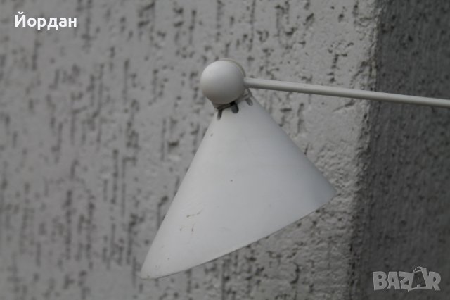 Немска настолна метална лампа , снимка 2 - Настолни лампи - 44403650