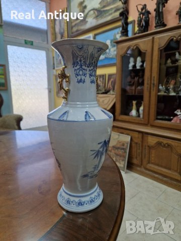 Красива антикварна порцеланова ваза амфора , снимка 5 - Антикварни и старинни предмети - 41306985