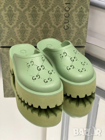 чехли на платформа gucci , снимка 4 - Чехли - 51003651