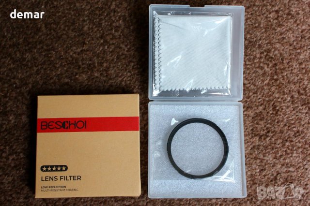 Beschoi 82 mm UV протекторен филтър, 32-слойно нано покритие, снимка 9 - Обективи и филтри - 42458874