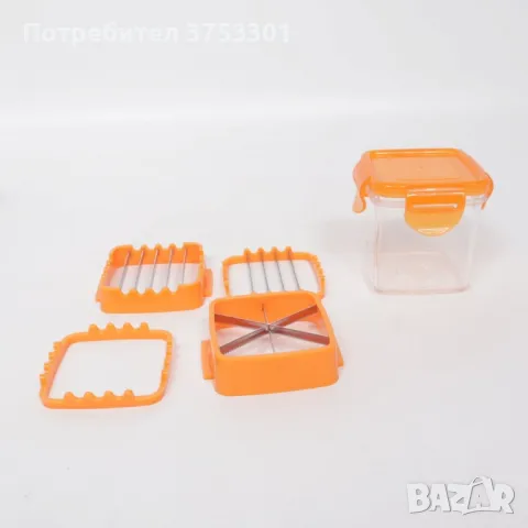 Мултифункционално ренде за плодове и зеленчуци 5 в 1 Genius Nicer Dicer, снимка 8 - Други - 48915306