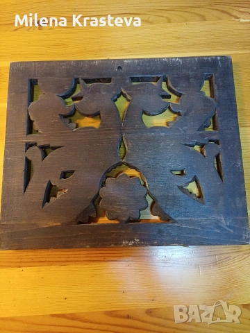 Дърворезба ат Трявна 34/28 см, снимка 4 - Декорация за дома - 53754881