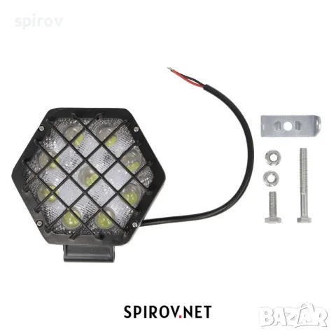 LED фар M-TECH 10/30V 2300lm 6500K
