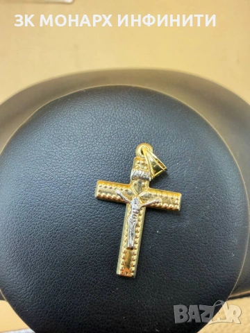Златен кръст /585/, снимка 2 - Колиета, медальони, синджири - 53620190