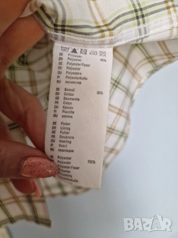 Страхотна мъжка риза с къс ръкав FJALLRAVEN размер M , снимка 9 - Ризи - 53780303