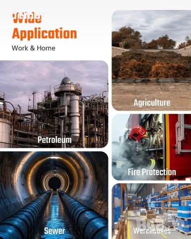 TOPTES Guard-611 H2S монитор, преносим H2S детектор, акумулаторен, снимка 6 - Друга електроника - 47988107