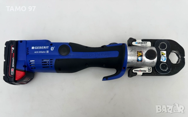 ТОП ЦЕНА! Geberit ACO 203 Plus BT - Акумулаторна радиална преса 2024г, снимка 4 - Други инструменти - 52713658