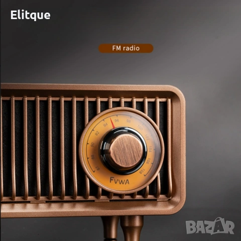 Bluetooth радио колонка AS19 - ретро стил и дизайн, снимка 3 - Други стоки за дома - 53441292