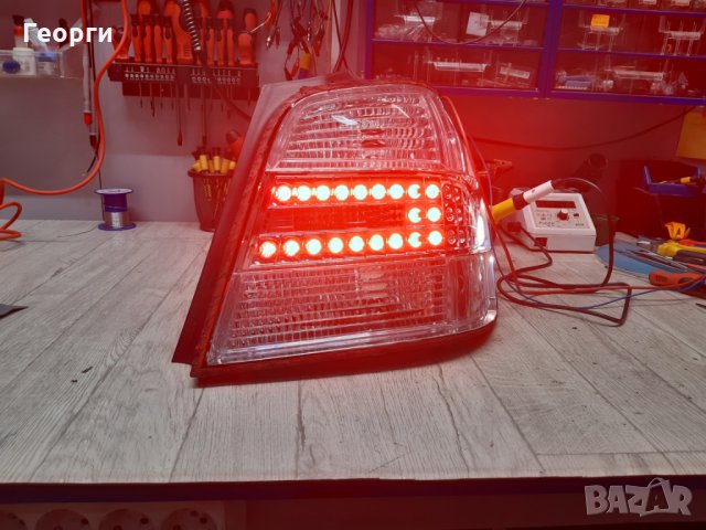 Ремонт LED Стопове смяна цвят на мигач MERCEDES GLK, снимка 2 - Сервизни услуги - 34831071