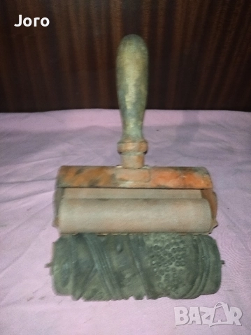 стар валяк за декориране на стени, снимка 1