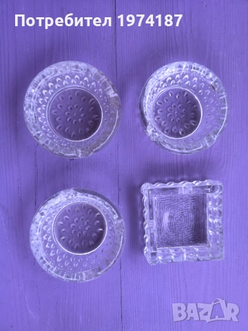Нови стъклени пепелници, снимка 3 - Други - 48110492
