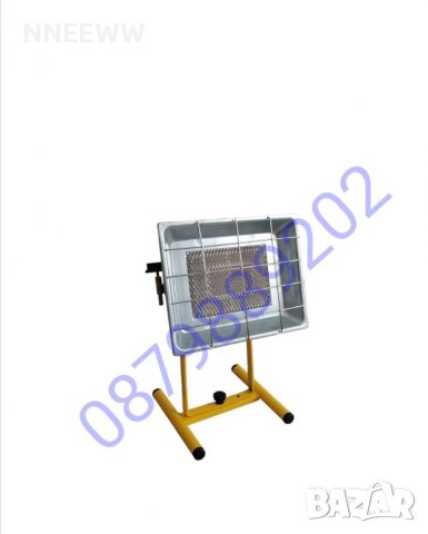 Газова печка пита отоплителна със стойка 2.9kw, снимка 2 - Отоплителни печки - 16239632