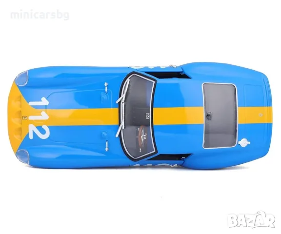 Метални колички: Ferrari 250 GTO №112 – Targa Florio 1964, метален модел 1:24, снимка 3 - Колекции - 55945442