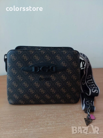 Черна чанта Guess код SG106, снимка 6 - Чанти - 38536088