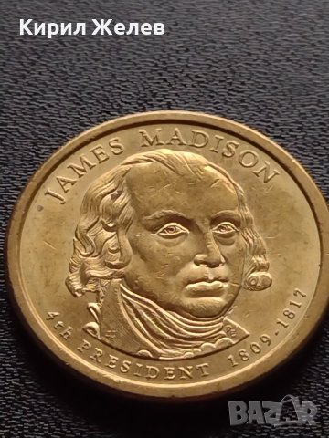 Възпоменателна монета 1 долар JAMES MADISON 9 президент на САЩ (1809-1817) за КОЛЕКЦИЯ 38064, снимка 1 - Нумизматика и бонистика - 40765168