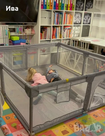 НОВИ 200х200см. 150/150см. Голяма кошара за игра / Заграждение / Преграда за дете и бебе, снимка 9 - Кошарки - 38533941