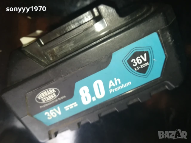 LI-ION VERMARK STARKE BATTERY PACK 36V/8Ah 2707252006, снимка 3 - Винтоверти - 51160449